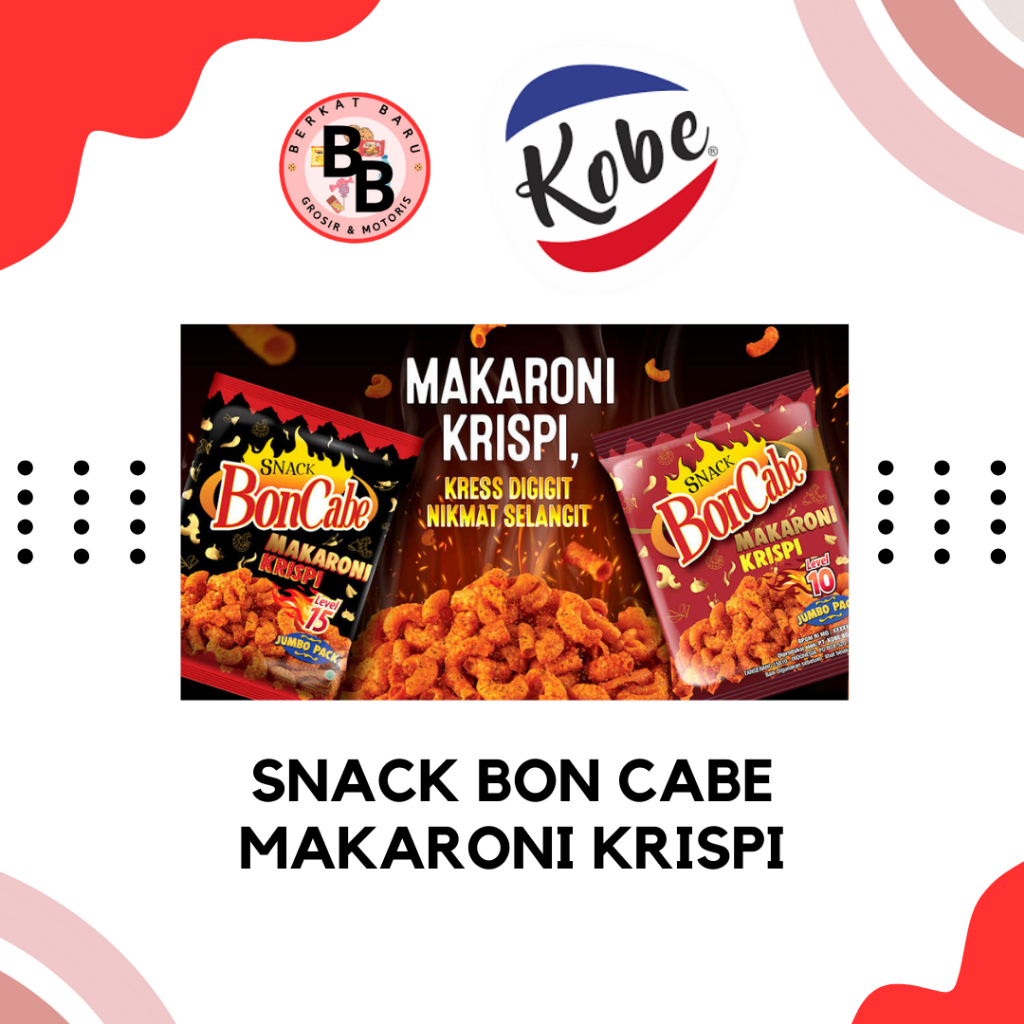 

[BB SNACK] Snack Bon Cabe 20gram HARGA PER RENTENG ISI 10PCS