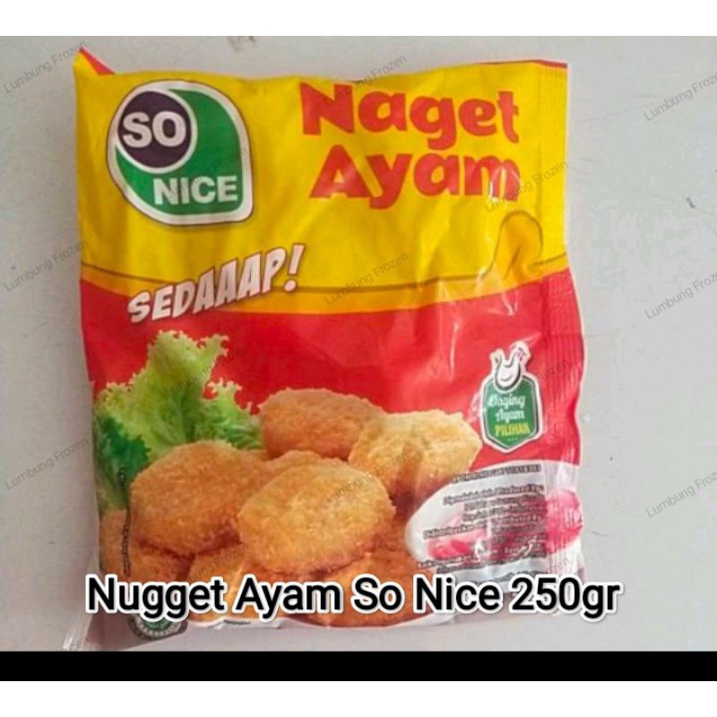 

Nugget ayam so nice 250gr