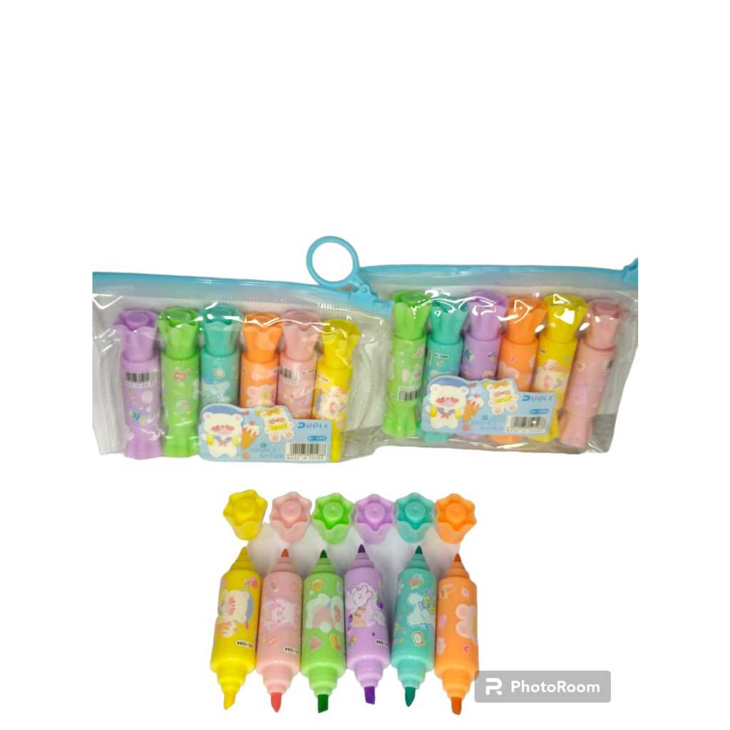 

STABILO HIGHLIGTER SET ISI 6 DL-128A