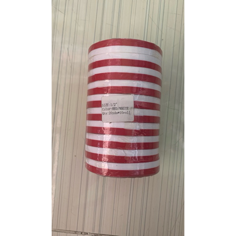 

Pita Bandera Pita Merah Putih Satin Size 1/2 Inch