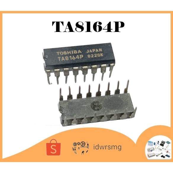 TA8164P TA8164 TA 8164P IC AM FM Radio Tuner 3V Dip-16