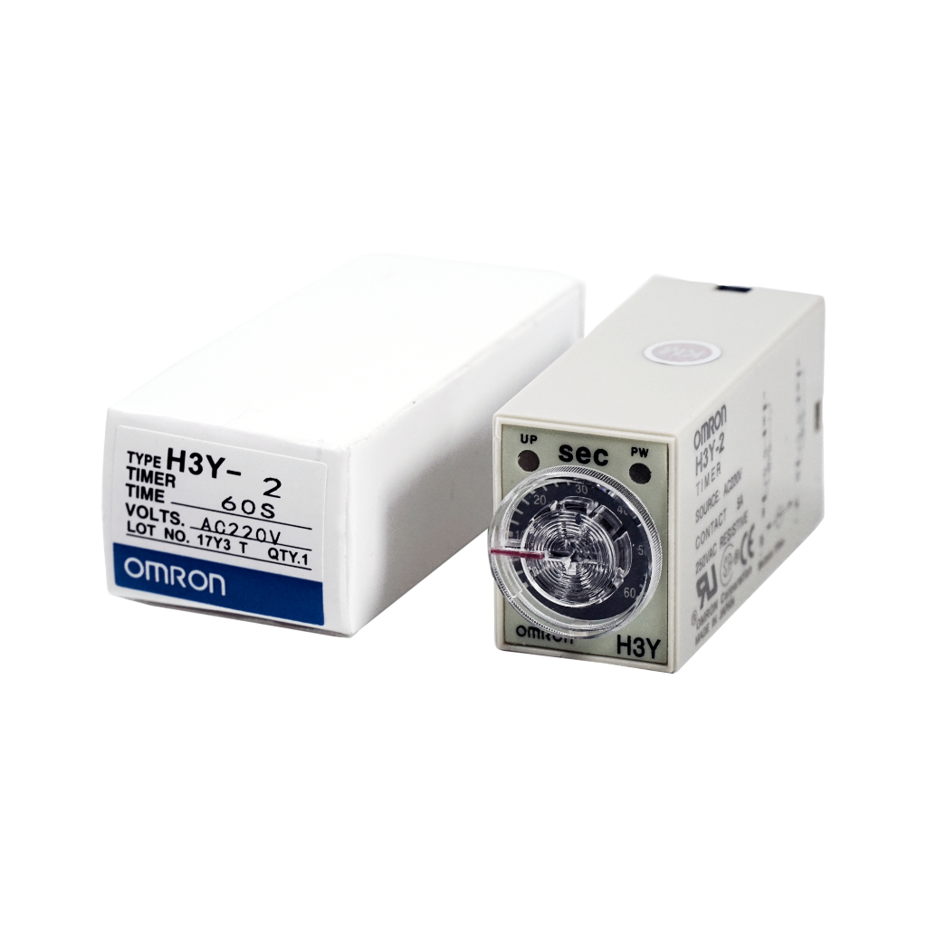 Chicorashop1 Timer Delay Rellay H3Y H3Y-2 Dpdt Relay H3Y2 Omron