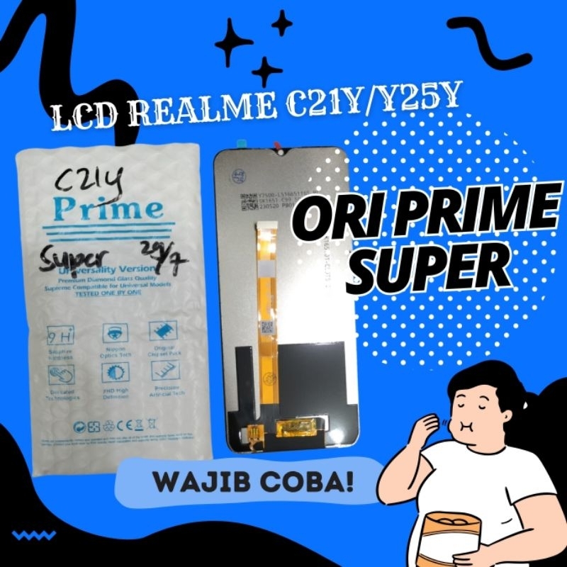 LCD REALME C21Y / REALME C25Y ORI PRIME SUPER