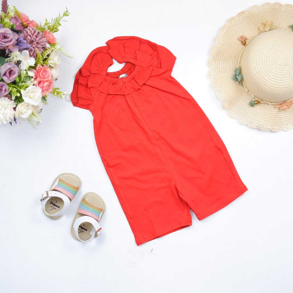 JUMPSUIT RUFFLE SYAKILA 6 Bulan - 4 Tahun Jumpsuit Pendek Anak Perempuan