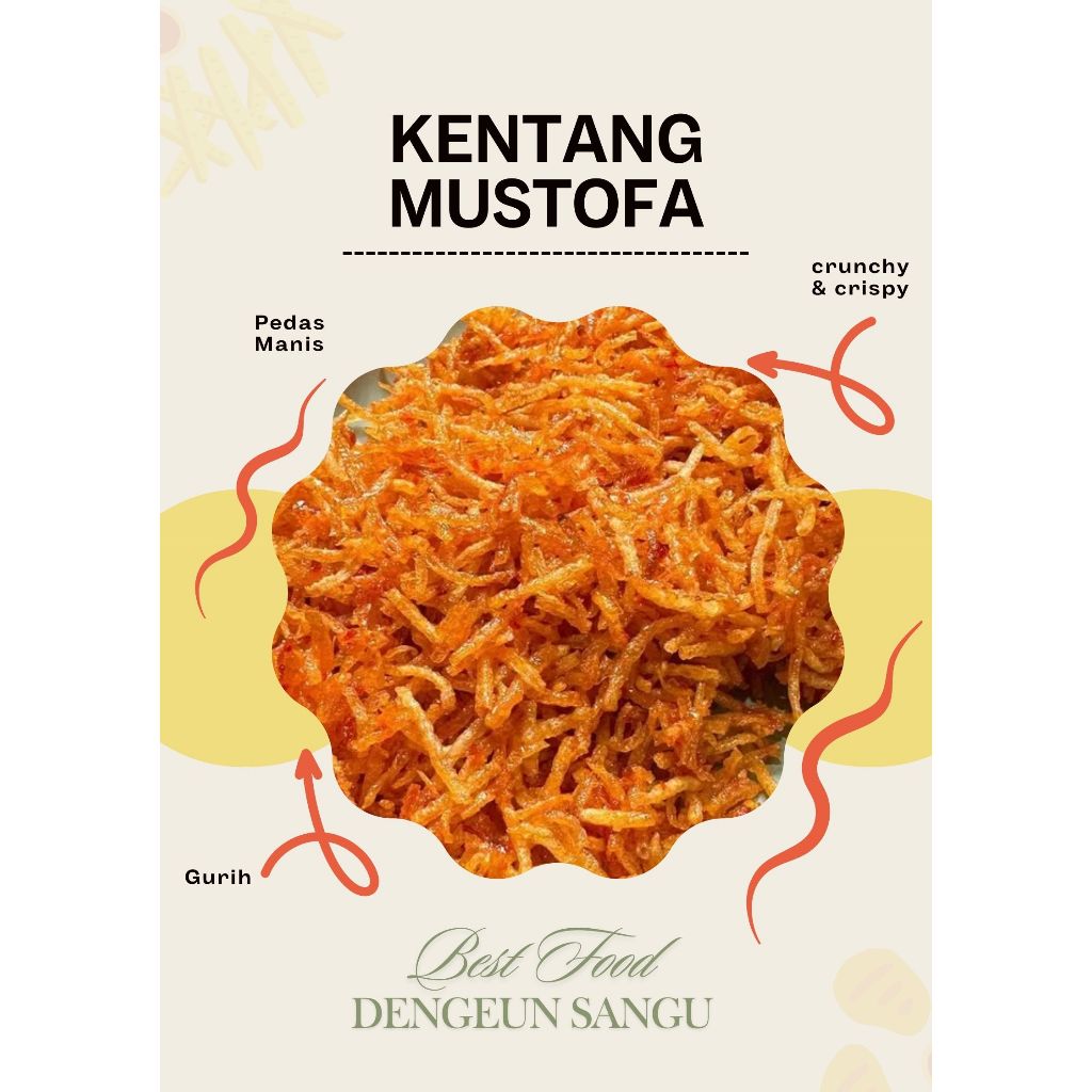 

Kentang Mustofa Pedas Manis 200 Gram By Dengeun Sangu