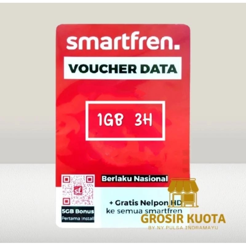 Voucher Smartfren 1GB 3Hari [ Ori ]