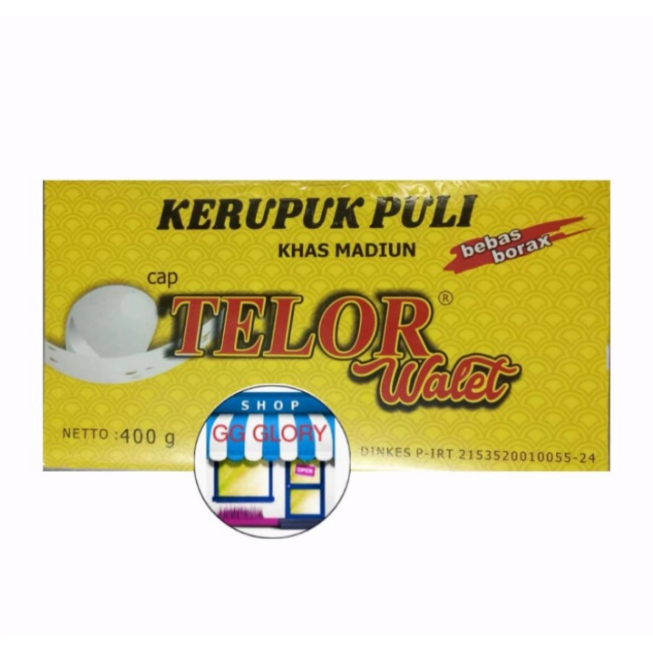 

TELUR WALET KERUPUK PULI KHAS MADIUN 400gr | KERUPUK GENDAR ASLI