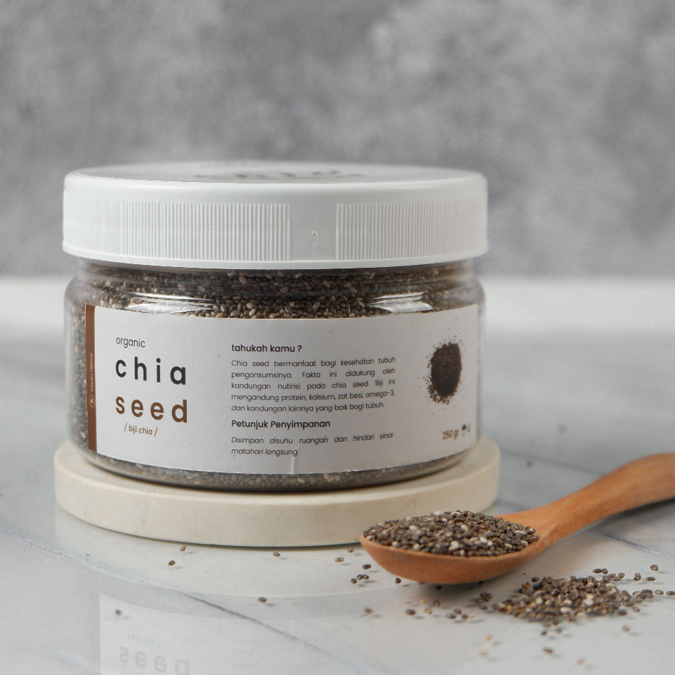 

Ready Organic Black Chia seed 250gr