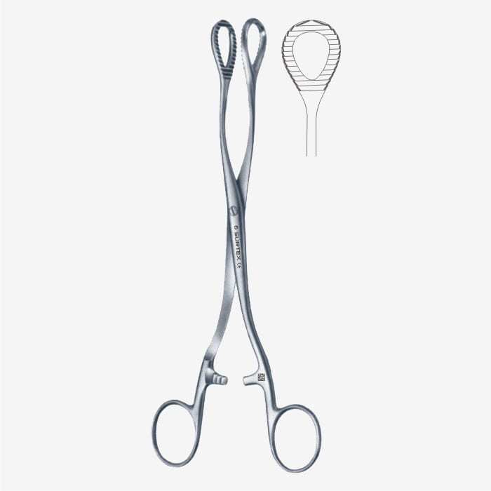 Heywood Smith Ovum Forcep / Heywood Smith Sponge Forcep / Klem Ovum Lurus