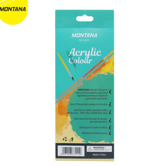 

Terkini Cat Akrilik / Cat Acrylic Colour 12 Warna / Cat Lukis Kanvas Buruan Beli