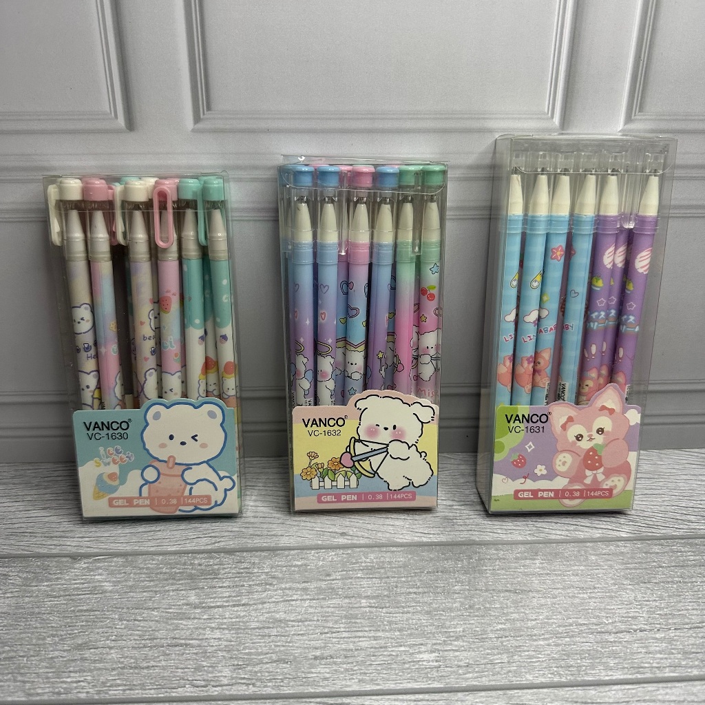 

Pulpen Karakter Lucu Dtian 1 pak 0.38 mm Gel Pen Karakter Lucu Dtian 0.38mm 12 pcs