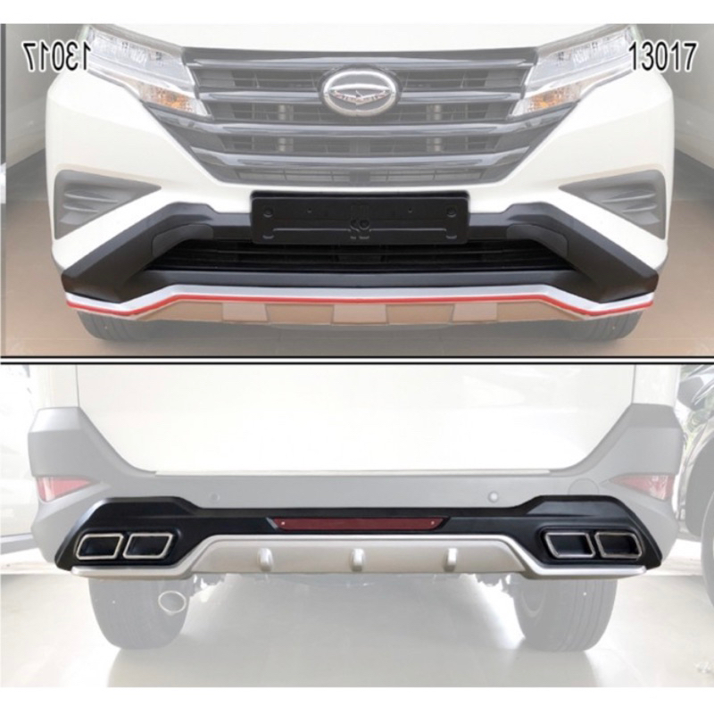 bodykit rush 2018 depan belakang