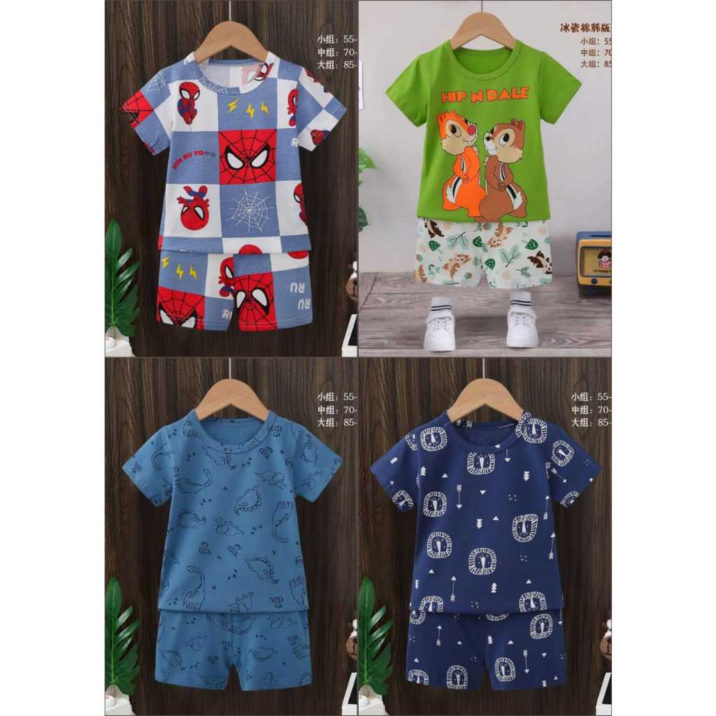 Setelan Anak Laki Laki Korea untuk usia 6 bulan-9 tahun / Baju Bayi Laki Laki / Baju Anak Laki Laki 