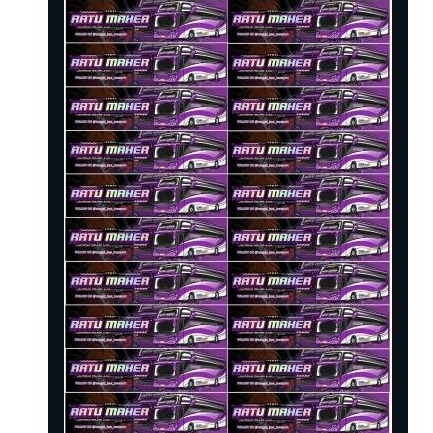 

Stiker bus telolet anti air Ratu Maher 20pcs