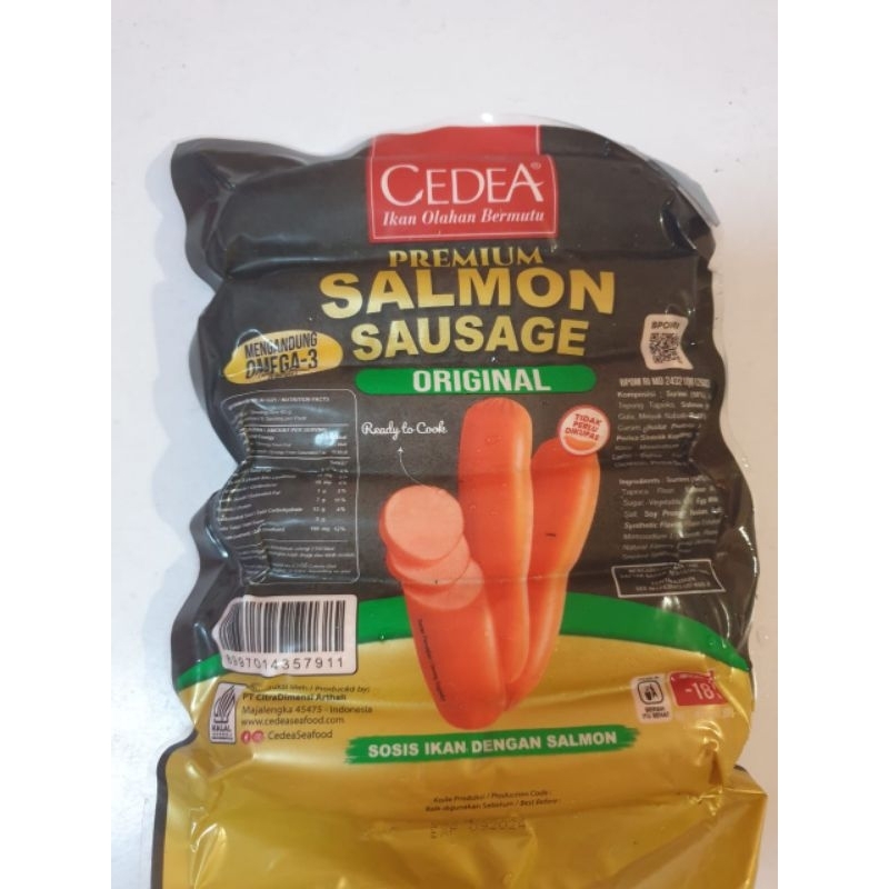 

Cedea salmon sausage