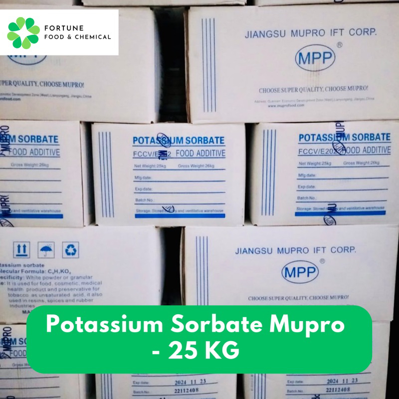 

Potassium Sorbate Pengawet Makanan Minuman Mupro - 25KG