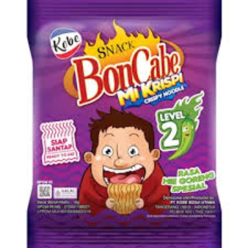 Kobe Snack boncabe mie krispi level 0 16gr