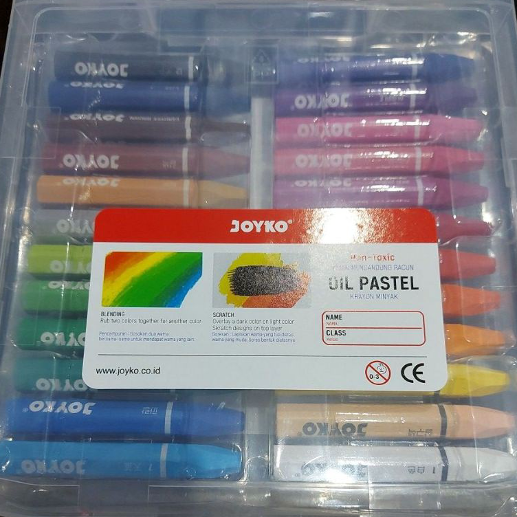 

Kirim Sekarang joyko oil pastel 24 colors krayon minyak