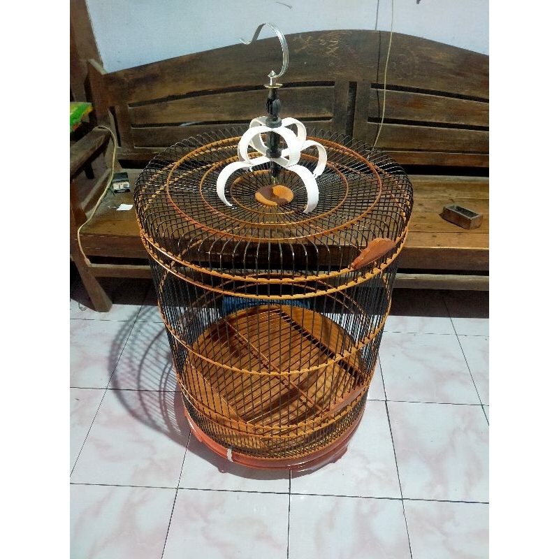 sangkar murai tebok kayu