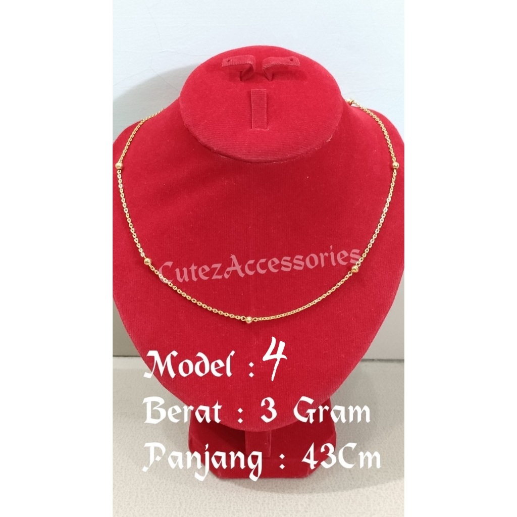 Kalung Dewasa Emas Muda