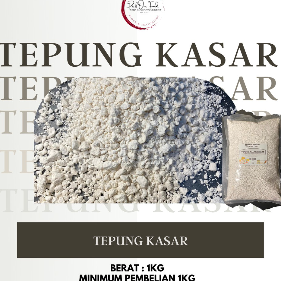 

Ready Stok Tapioka Kasar / Tepung Shihlin 1 KG