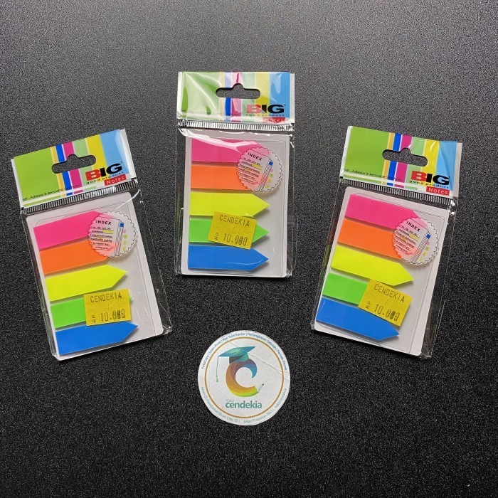 

Sticky Note / Index Mark / Pembatas BIG 6018 Plastik 5w