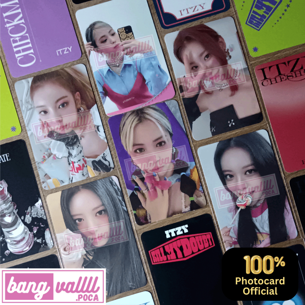 PHOTOCARD PC ITZY CRAZY IN LOVE YEJI LIA RYUJIN CHAERYEONG YUNA OFFICIAL