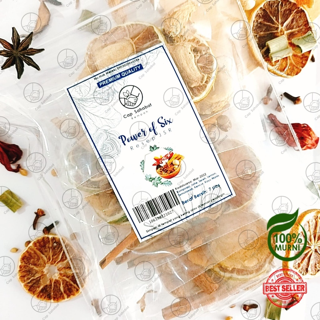 

7 Hari Teh Herbal Power of SIX (POS) / Kekebalan Tubuh / Peningkat Imun Kemasan Praktis