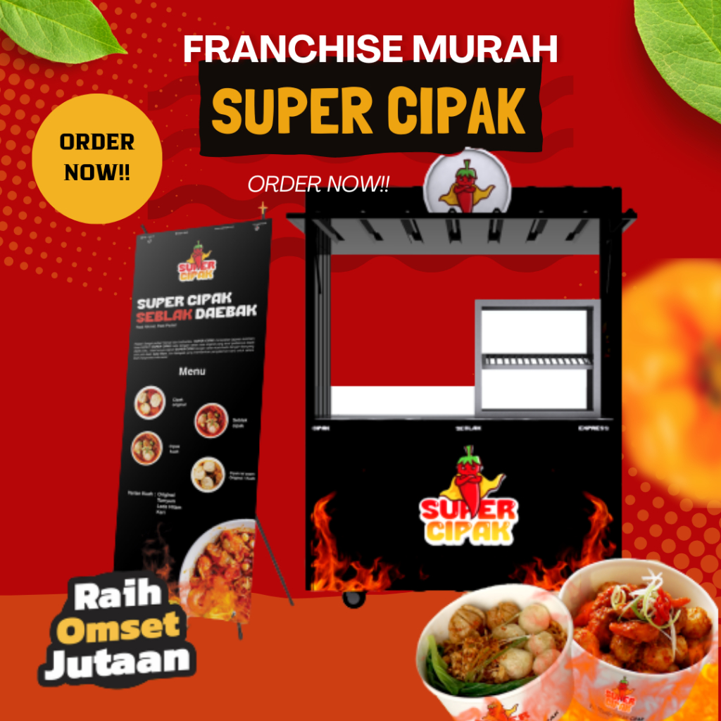 

Paket Usaha Franchise Murah Cimol Dempak by SUPER CIPAK