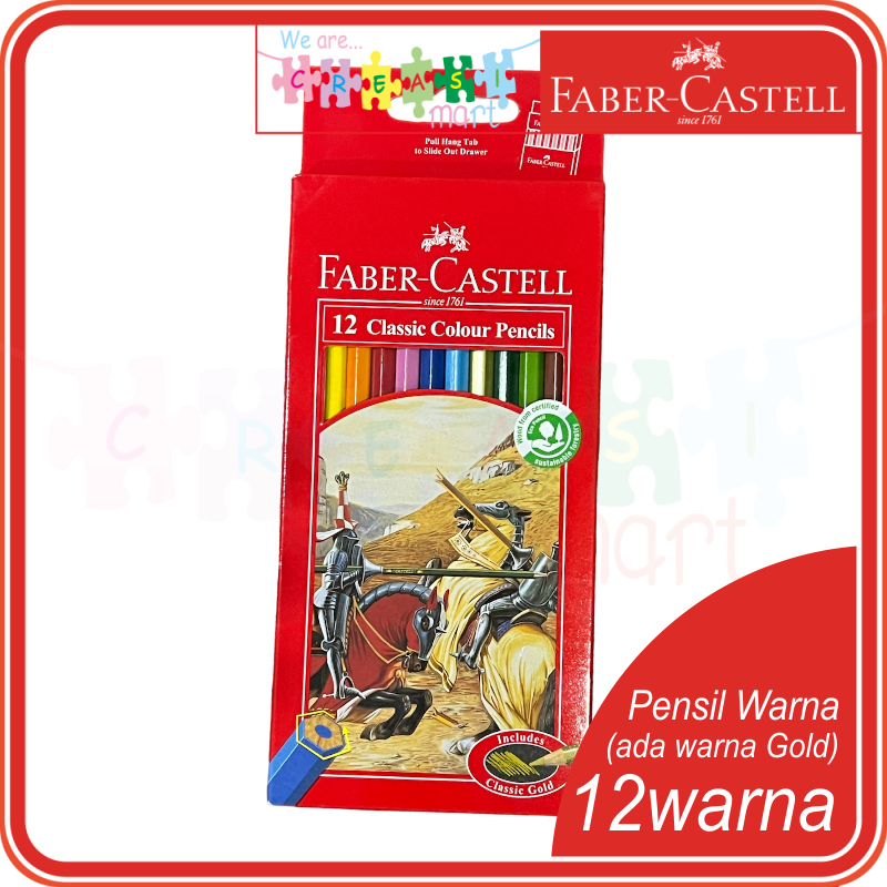 

Faber Castell Pensil Warna 12pcs Classic Colour Pencil 12L