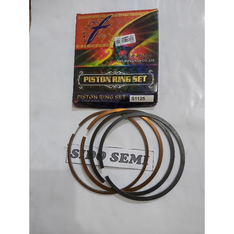Ring Piston S1125 Daesung / Ring Piston Diesel Solar S1125 Daesung