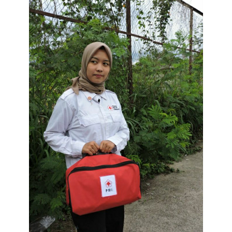 Tas pp Selempang tas pp merah PMI tas team PP PMR tas PP standar keren