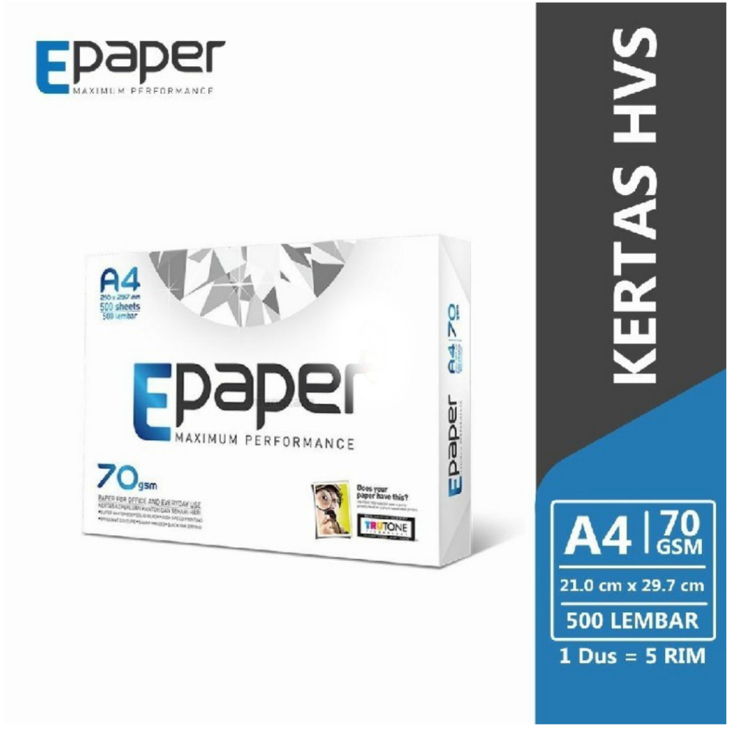 

Kertas HVS A4 70 Gsm E-Paper