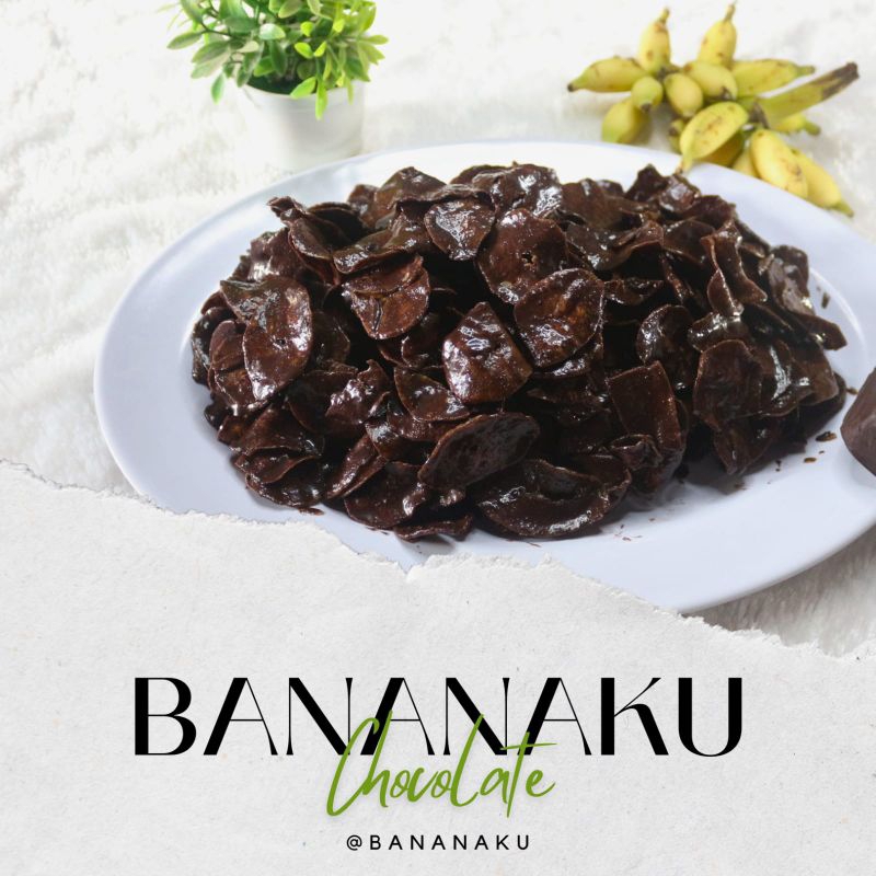 

Bananaku lumer / kripik pisang coklat lumer