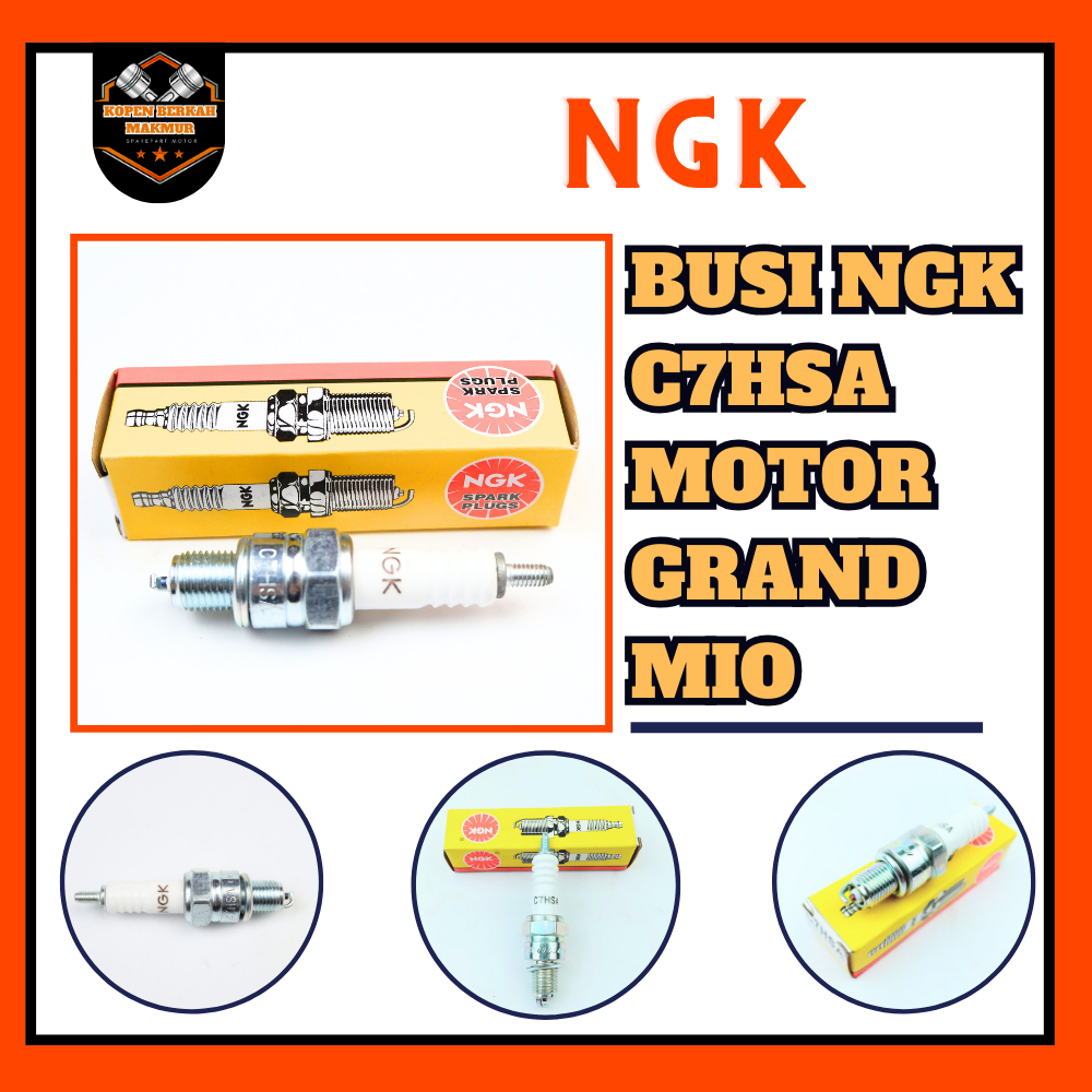 BUSI MOTOR NGK C7HSA / BUSI MOTOR NGK – GRAND, SUPRA X, SMASH, SHOGUN 125