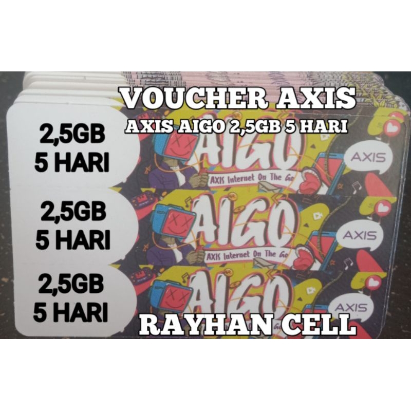 V Axis Aigo 1,5GB 5Hari (2,5GB)