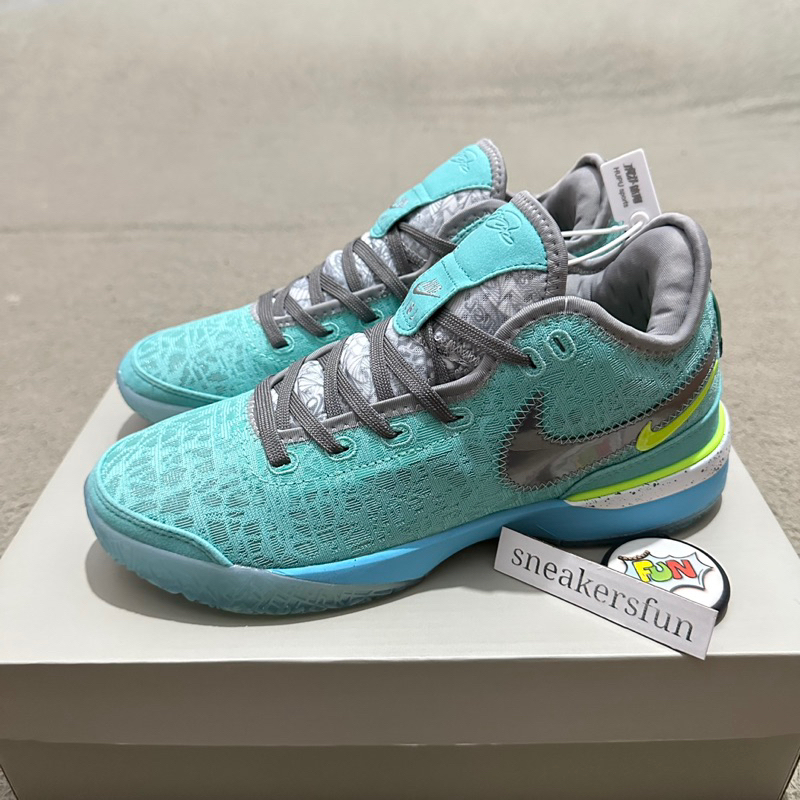 NK LEBRON 20 NXXT GEN MINT GREY PREMIUM ORIGINAL
