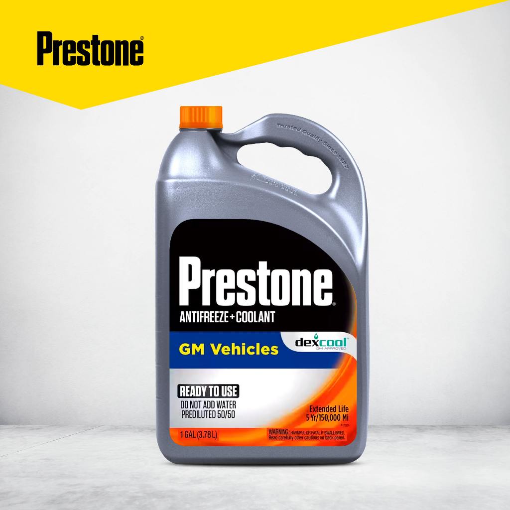 Prestone - Radiator Coolant DexCool 50/50 3.78 Liter Prediluted Extended Life Antifreeze Air Radiato