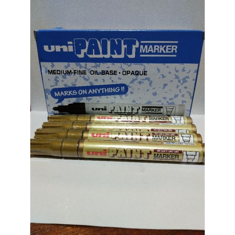 

spidol paintmarker px 20 gold emas