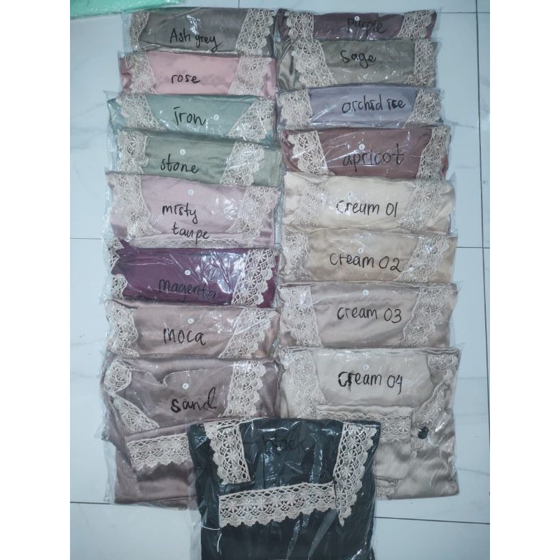 MUKENA ABAYA SHOLAT354 BAHAN CRADENZA SILK @abayasholat354