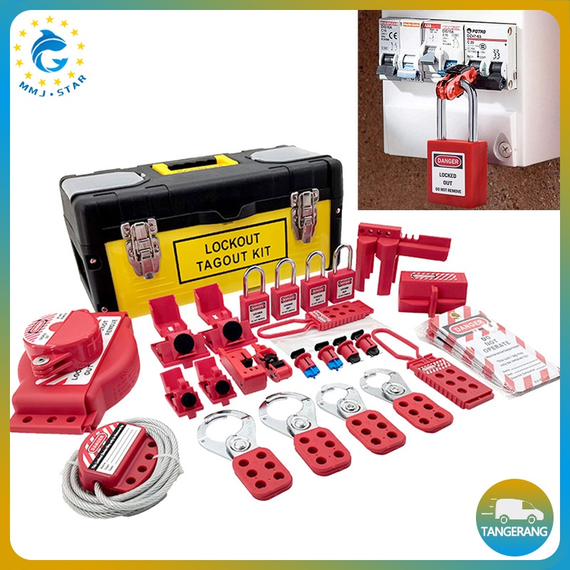 Filled Lock Box/Lockout Set/Kit Tagout Penguncian/Lockout Tagout