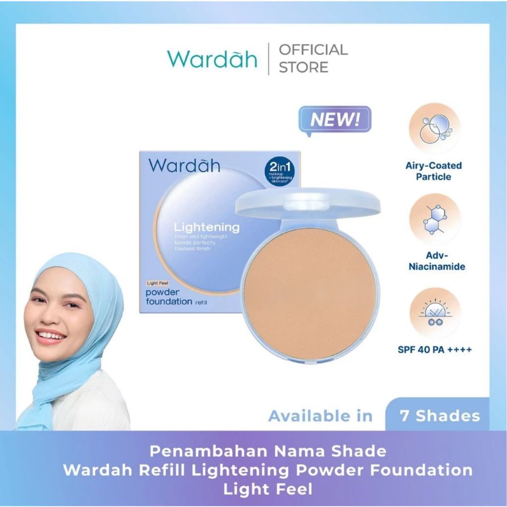 Wardah Bedak lightening twc REFILL