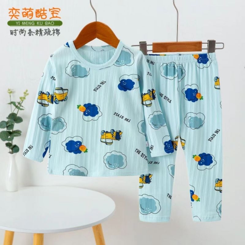 piyama premium kubao baju tidur anak 1-9th pp