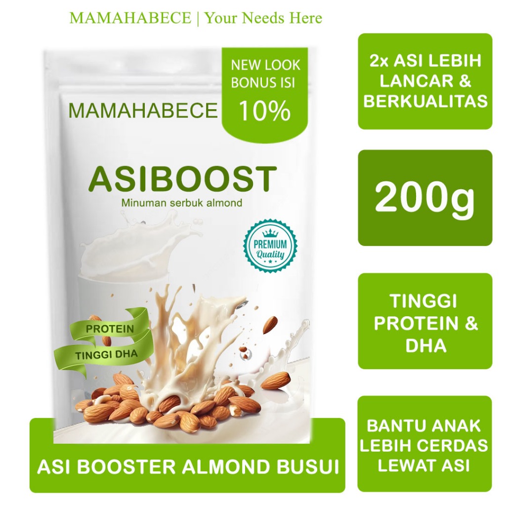 Susu Asi Booster Menyusui Susu Menyusui Almond Asi Booster Menyusui Pelancar Asi Boster Susu Pelanca