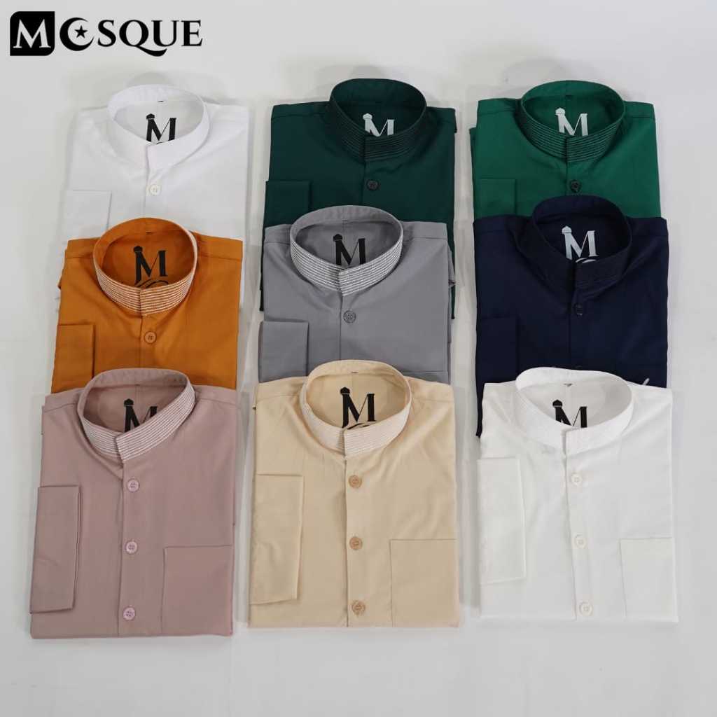 MH Fashion IRFAN KOKO HAIBAH KERAH Koko Pria Lengan Panjang Tersedia Warna : 9 Series (Pink, Navy, H