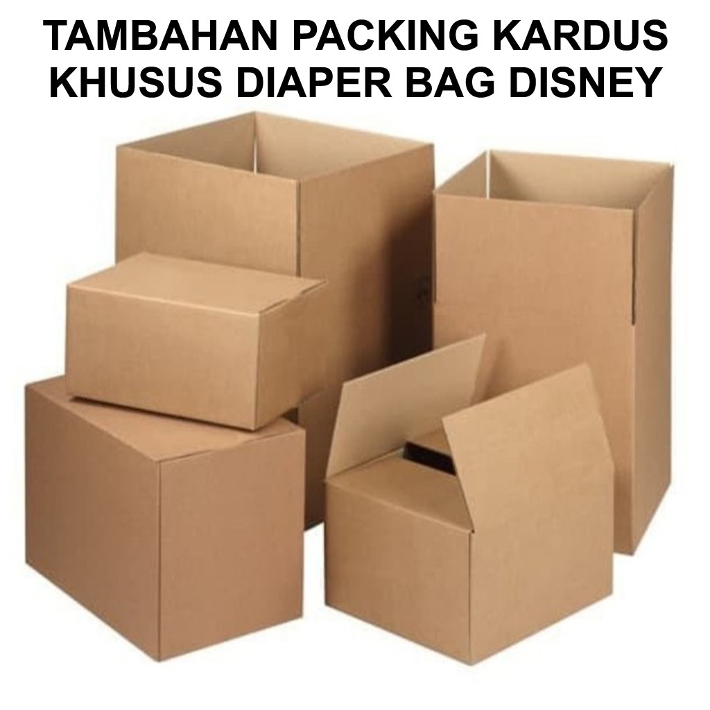 

Tambahan Kardus Khusus Tas Bermerk Disney (Baca Deskripsi)DISNEY Extra Packing Box Tambahan Kardus