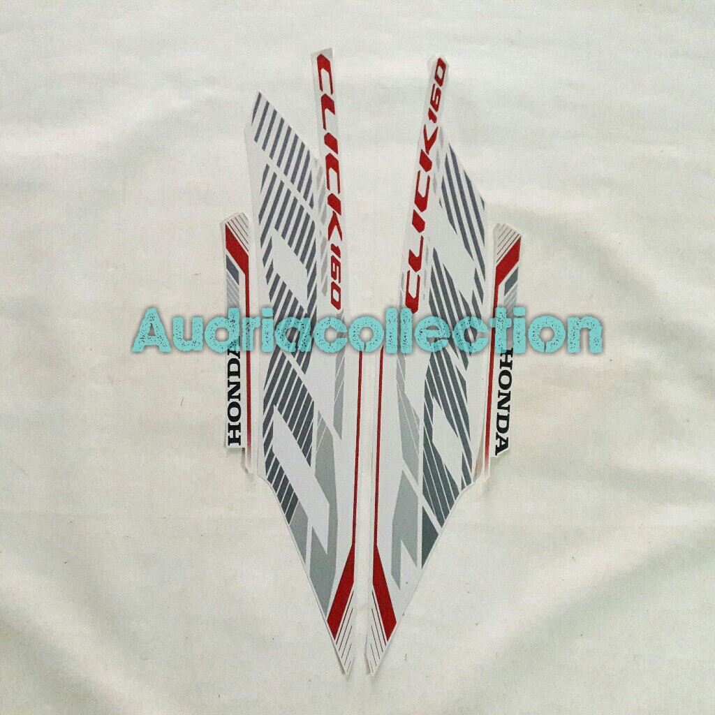Stiker Striping Motor Honda Vario Click 160 2023 Putih