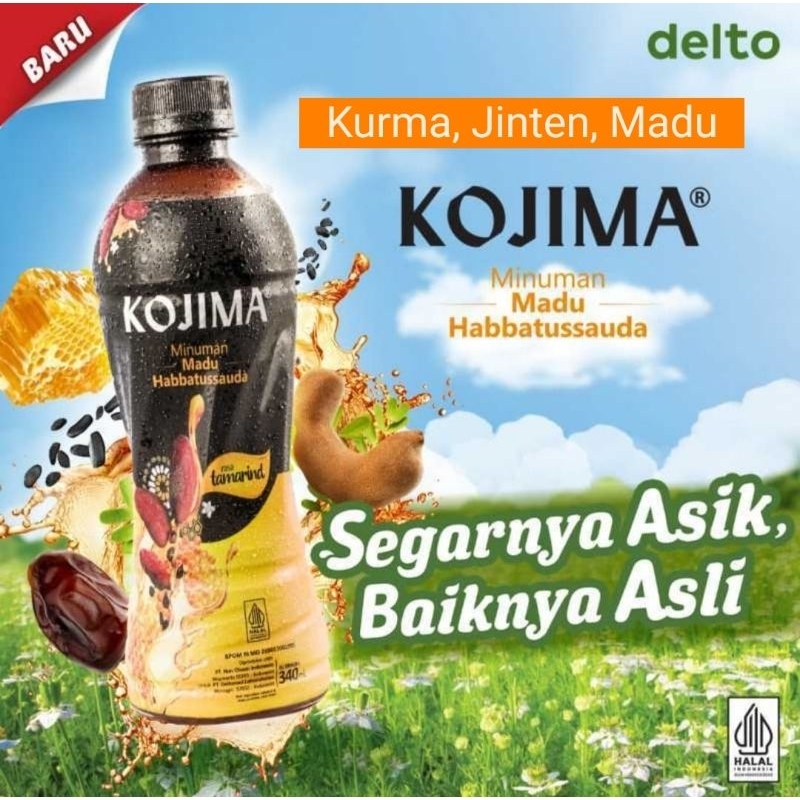 

KOJIMA Minuman Herbal Habbatussauda Kurma Jinten Madu isi 340ml HALAL harga PROMO