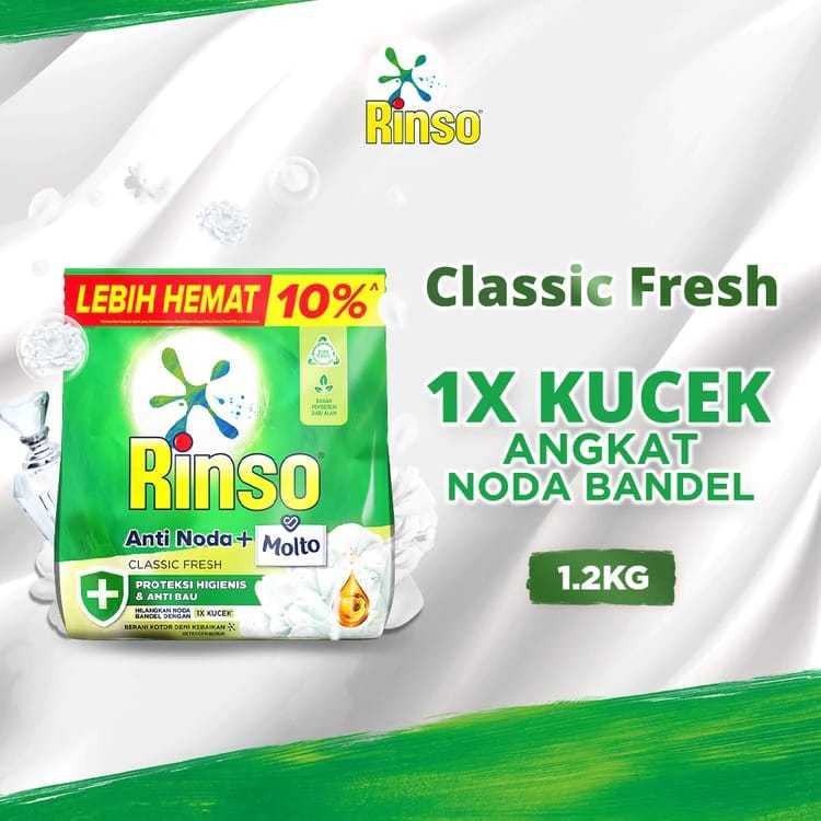 RINSO ANTI NODA | DATERJEN BUBUK 1.2 KG