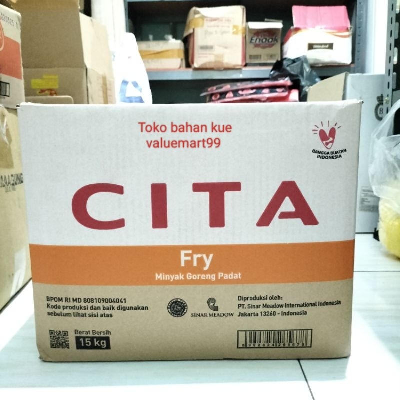 

Cita Fry Minyak padat 1 karton